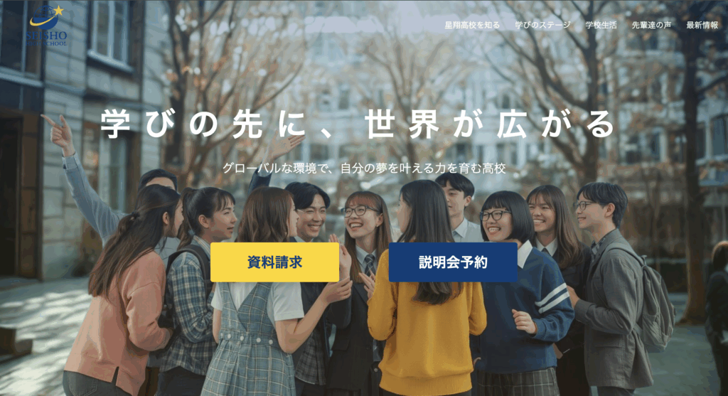 星翔高校　学校紹介（架空）