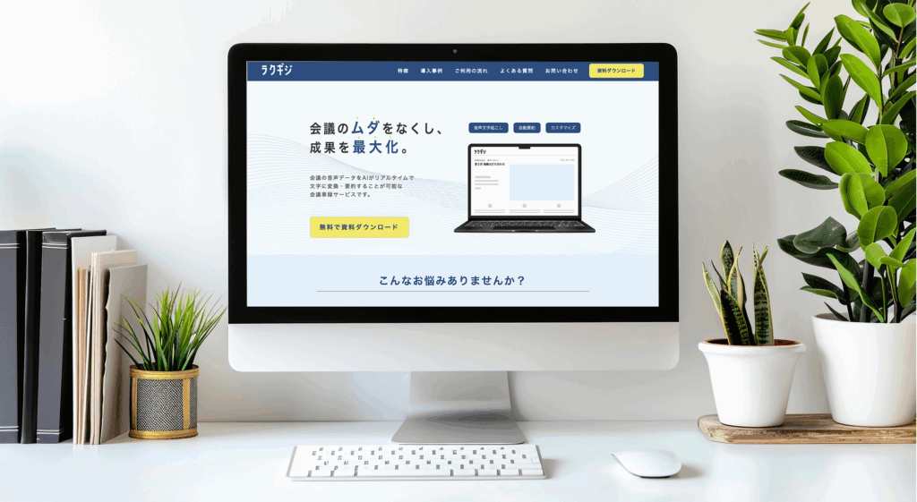 AI議事録ツール｜ラクギジ